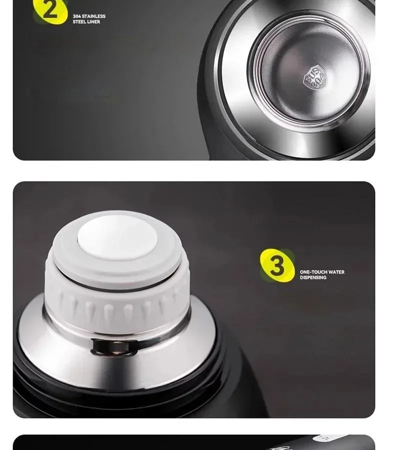 Large Capacity Camping Thermos | 2-in-1 Outdoor Travel Kettle & Cold Pot for Coffee & Hydration - Trekker Essentials