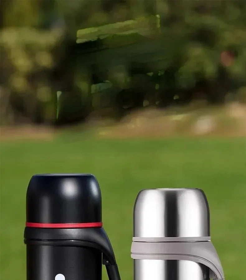 Large Capacity Camping Thermos | 2-in-1 Outdoor Travel Kettle & Cold Pot for Coffee & Hydration - Trekker Essentials