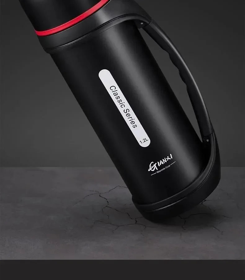 Large Capacity Camping Thermos | 2-in-1 Outdoor Travel Kettle & Cold Pot for Coffee & Hydration - Trekker Essentials