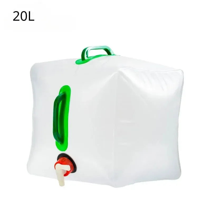 Large Capacity Folding Water Bag: Portable Camping Container - Trekker Essentials