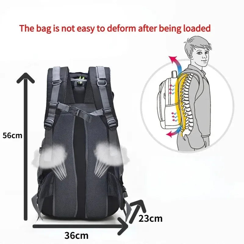 Large Capacity Waterproof Picnic Camping Backpack - Multifunctional Outdoor Sports Bag - Trekker Essentials