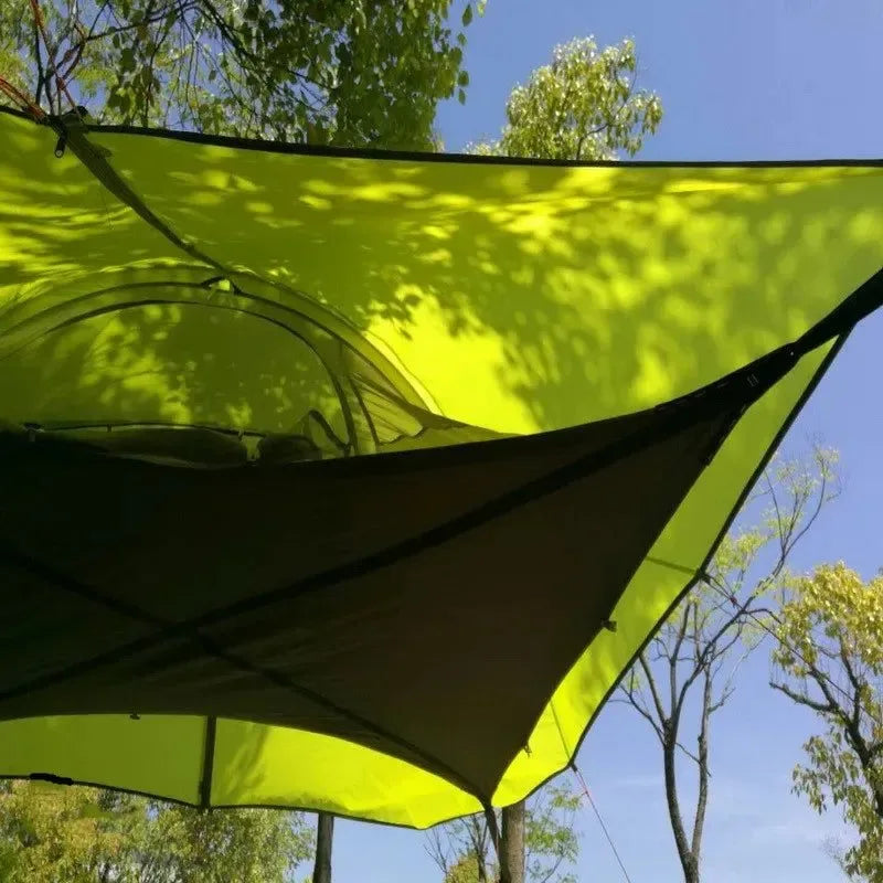Large Outdoor 3-4 People Tent with Mosquito Net Hammock - Trekker Essentials