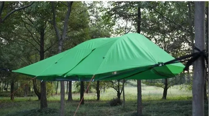 Large Outdoor 3-4 People Tent with Mosquito Net Hammock - Trekker Essentials