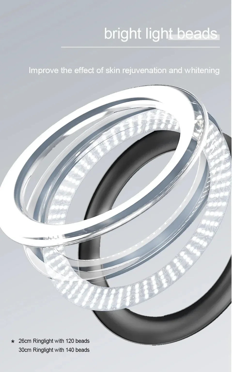 LED Ring Light with Adjustable Tripod Stand – Dimmable Circle Fill Light for Selfie, Makeup, Photography, and Video - Trekker Essentials