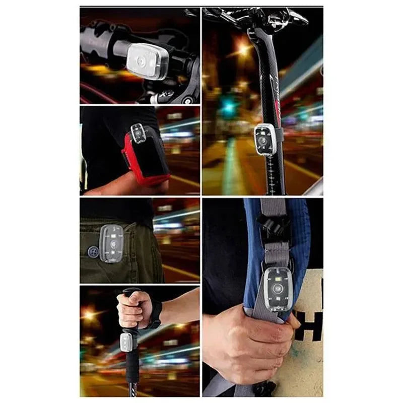 LED Safety Light - USB Rechargeable Clip-On Strobe Light for Running, Cycling, Hiking, and Walking at Night - Trekker Essentials