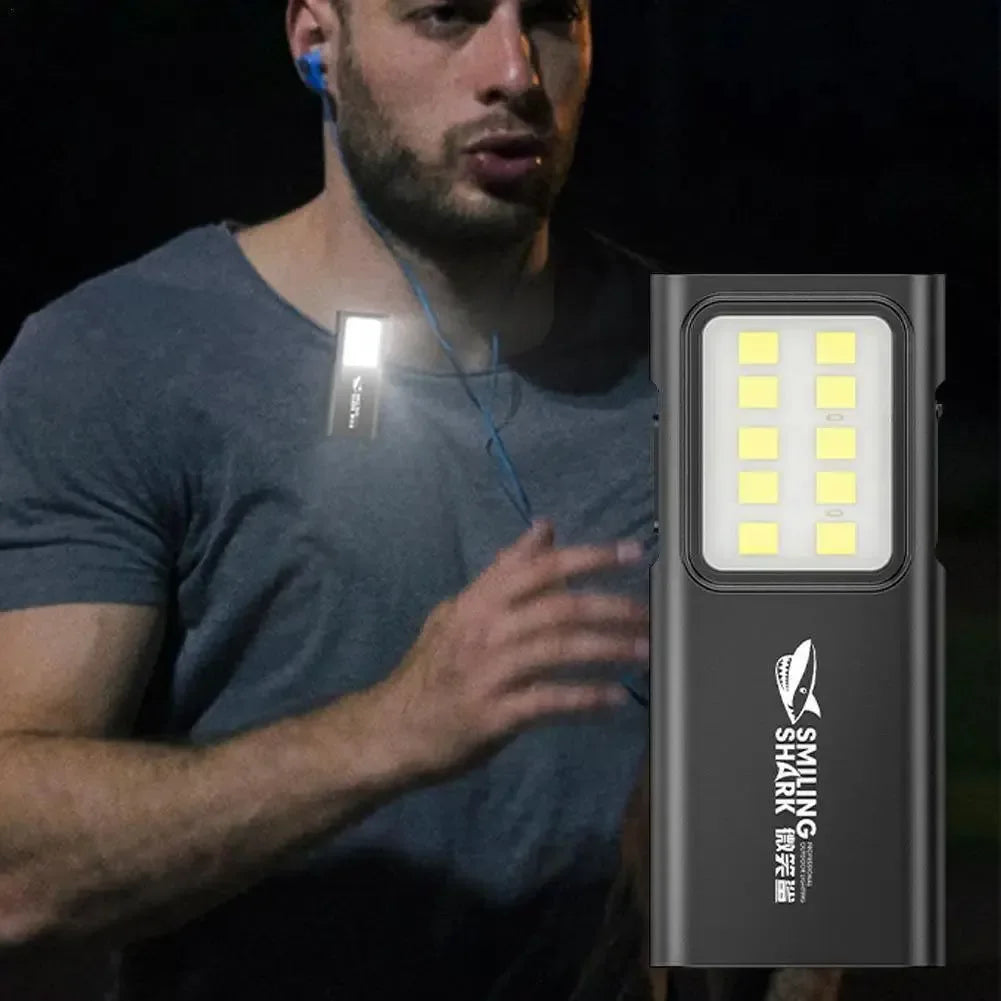 LED Safety Lights - USB Rechargeable Clip-On Collar Light for Running, Camping, Cycling, and Hands-Free Night Activities - Trekker Essentials
