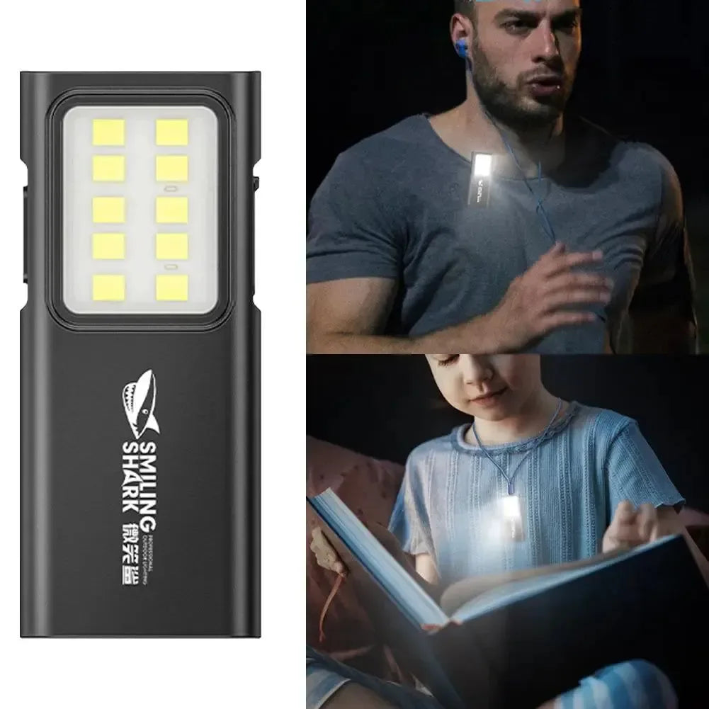 LED Safety Lights - USB Rechargeable Clip-On Collar Light for Running, Camping, Cycling, and Hands-Free Night Activities - Trekker Essentials
