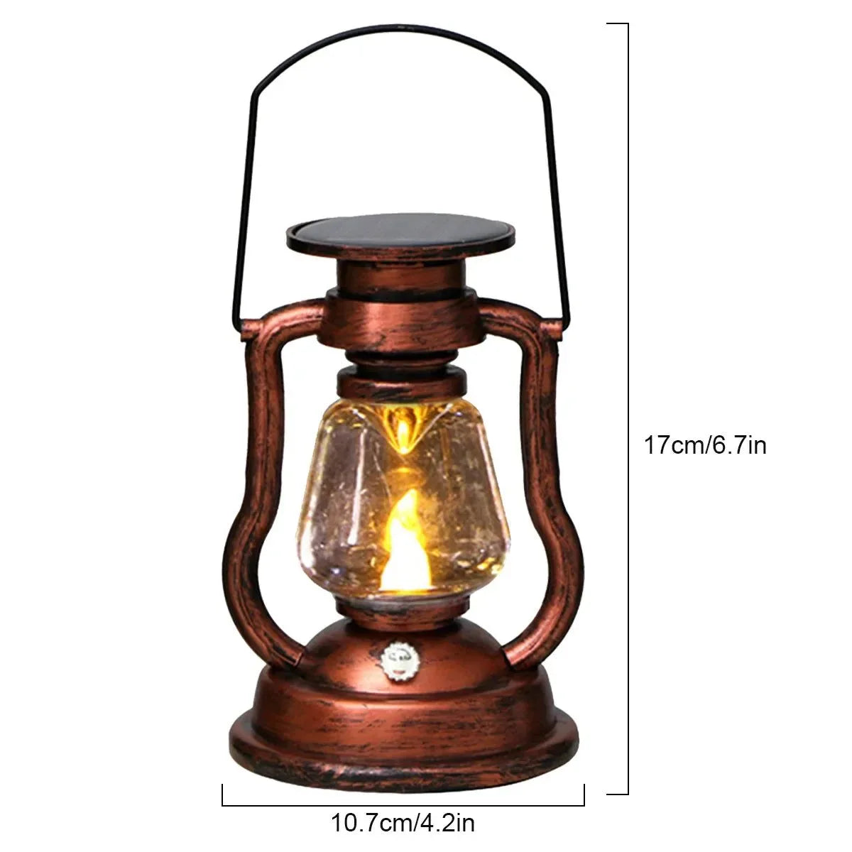 LED Solar Retro Oil Lamp - Trekker Essentials