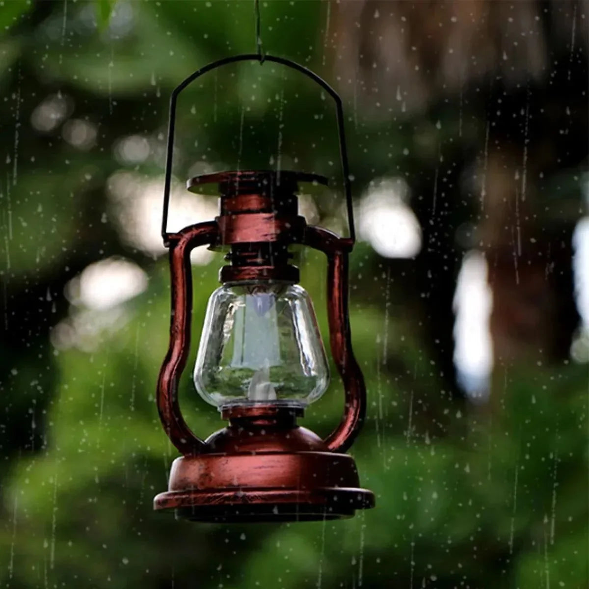 LED Solar Retro Oil Lamp - Trekker Essentials