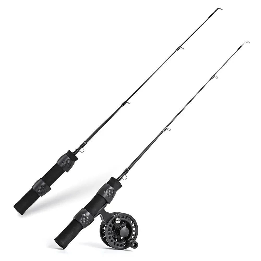 LEO 51cm Ice Fishing Rod & Reel Combo – Portable Winter Fishing Pole - Trekker Essentials