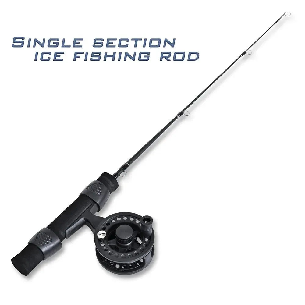 LEO 51cm Ice Fishing Rod & Reel Combo – Portable Winter Fishing Pole - Trekker Essentials