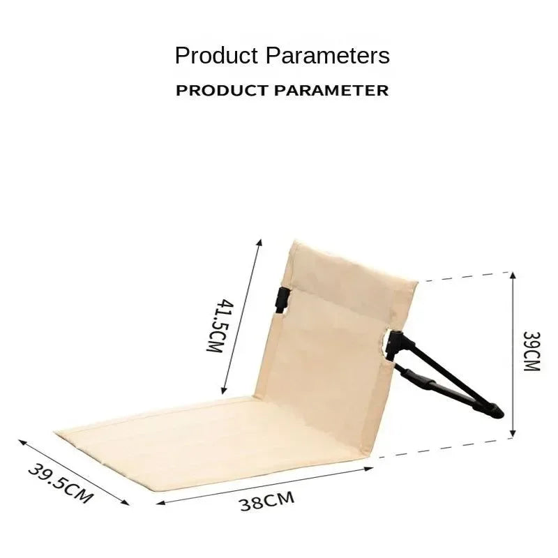 Light Folding Chair for Camping, Beach, and Road Trips - Durable Aluminum Alloy, Portable, and Comfortable - Trekker Essentials