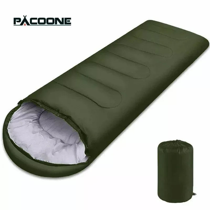 Lightweight 4 Season Winter Sleeping Bag - Warm Envelope Backpacking Outdoor Mummy Cotton Sleeping Bag - Trekker Essentials