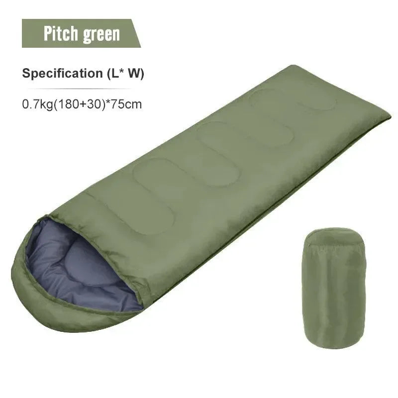 Lightweight 4 Season Winter Sleeping Bag - Warm Envelope Backpacking Outdoor Mummy Cotton Sleeping Bag - Trekker Essentials