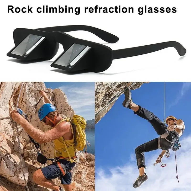 Lightweight Belay Glasses - High-Clarity Prism Eyewear for Rock Climbing - Trekker Essentials