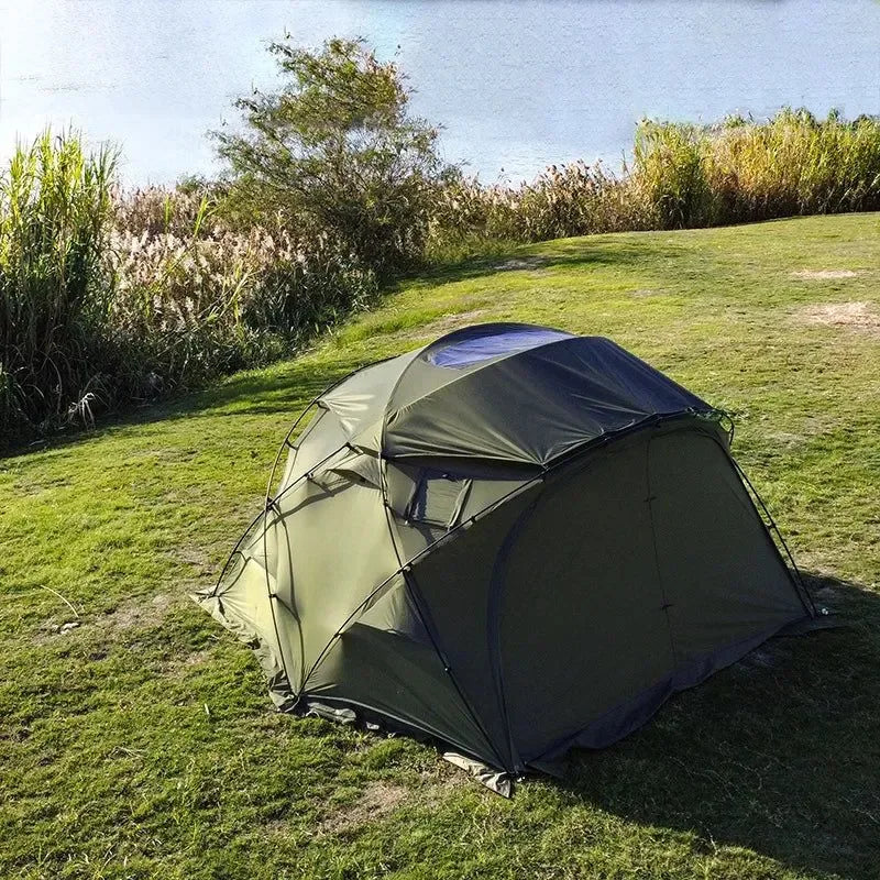 Lightweight Dome Camping Tent, Wind and Rain Shelter for 3-4 People - Trekker Essentials