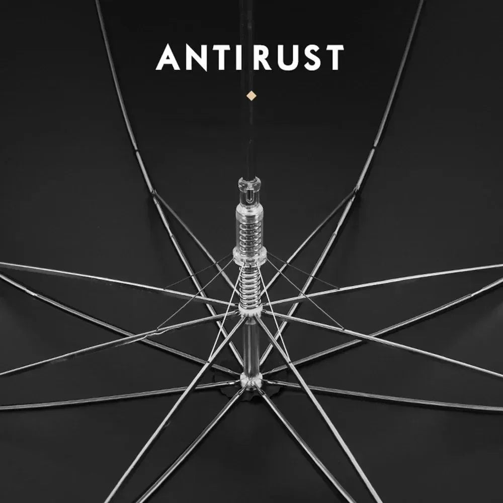 Luxury High Density Umbrella with Unique Zodiac Designs - Long Handle, Manual Open, Black Rubber Grip - Trekker Essentials