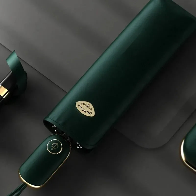 Luxury UV Protection Foldable Automatic Umbrella for Women – Windproof Sun Shade Parasol - Trekker Essentials