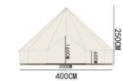 Luxury Waterproof Mongolian Yurt Tent for Glamping - 3 Season Outdoor Camping - Trekker Essentials