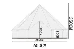 Luxury Waterproof Mongolian Yurt Tent for Glamping - 3 Season Outdoor Camping - Trekker Essentials