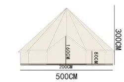 Luxury Waterproof Mongolian Yurt Tent for Glamping - 3 Season Outdoor Camping - Trekker Essentials