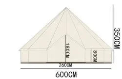 Luxury Waterproof Mongolian Yurt Tent for Glamping - 3 Season Outdoor Camping - Trekker Essentials