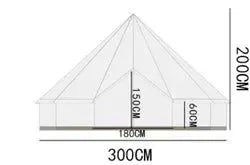 Luxury Waterproof Mongolian Yurt Tent for Glamping - 3 Season Outdoor Camping - Trekker Essentials