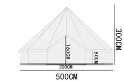 Luxury Waterproof Mongolian Yurt Tent for Glamping - 3 Season Outdoor Camping - Trekker Essentials