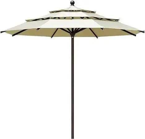 Macaw Green Beach Umbrella - Outdoor Garden Parasol for Terrace and Patio - Trekker Essentials