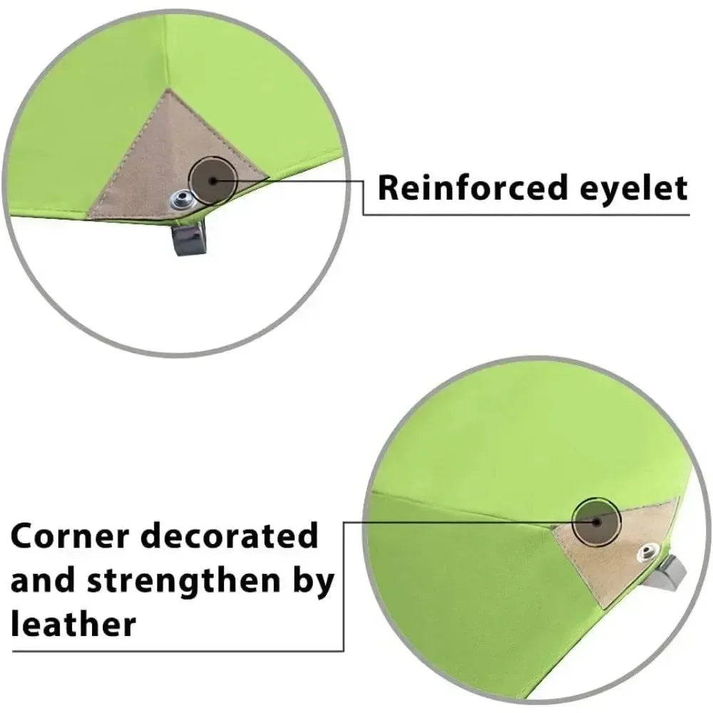 Macaw Green Beach Umbrella - Outdoor Garden Parasol for Terrace and Patio - Trekker Essentials