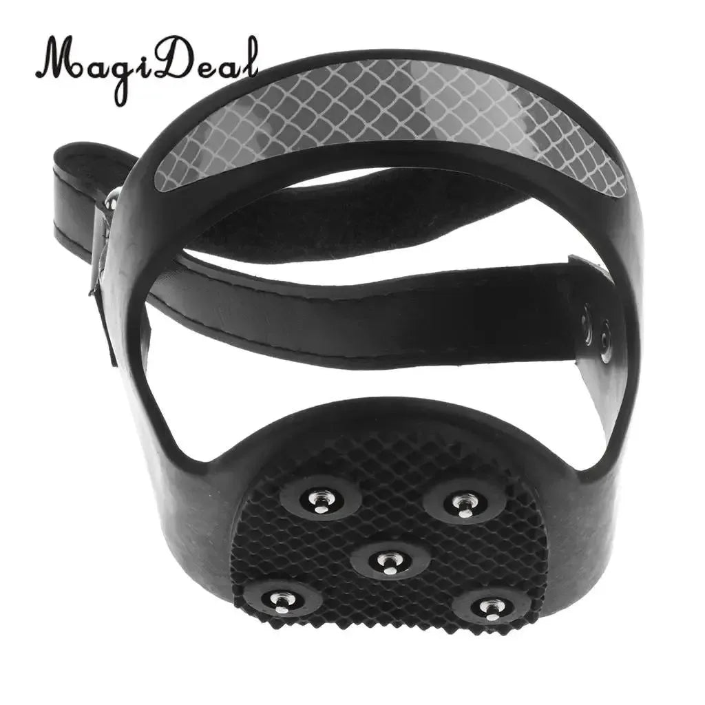 MagiDeal Strap-On Heel Traction Cleats - Anti-Slip Ice & Snow Crampons for Shoes and Boots - Trekker Essentials
