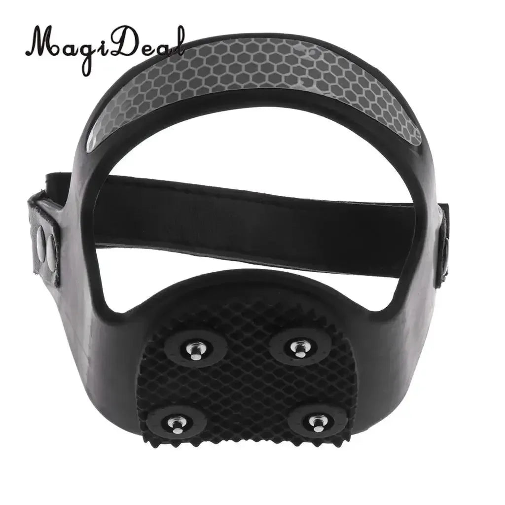 MagiDeal Strap-On Heel Traction Cleats - Anti-Slip Ice & Snow Crampons for Shoes and Boots - Trekker Essentials