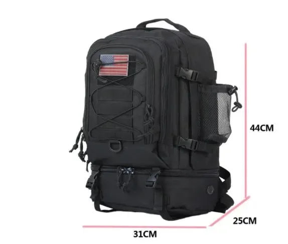 Man Strategic Backpack - Waterproof Camping, Hunting, Trekking Sport Bag, Softback Large Capacity Rucksack - Trekker Essentials