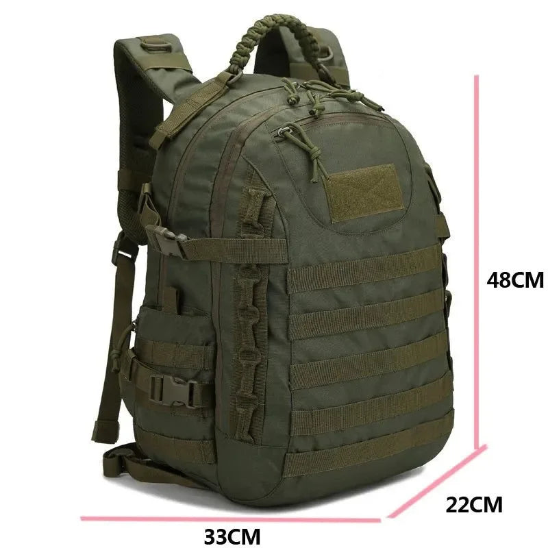 Man Strategic Backpack - Waterproof Camping, Hunting, Trekking Sport Bag, Softback Large Capacity Rucksack - Trekker Essentials