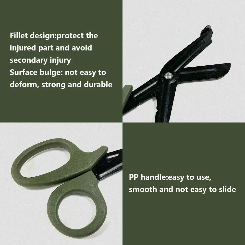 Medical Bandage Scissors - Essential Tool for Emergency Rescue and First Aid - Trekker Essentials