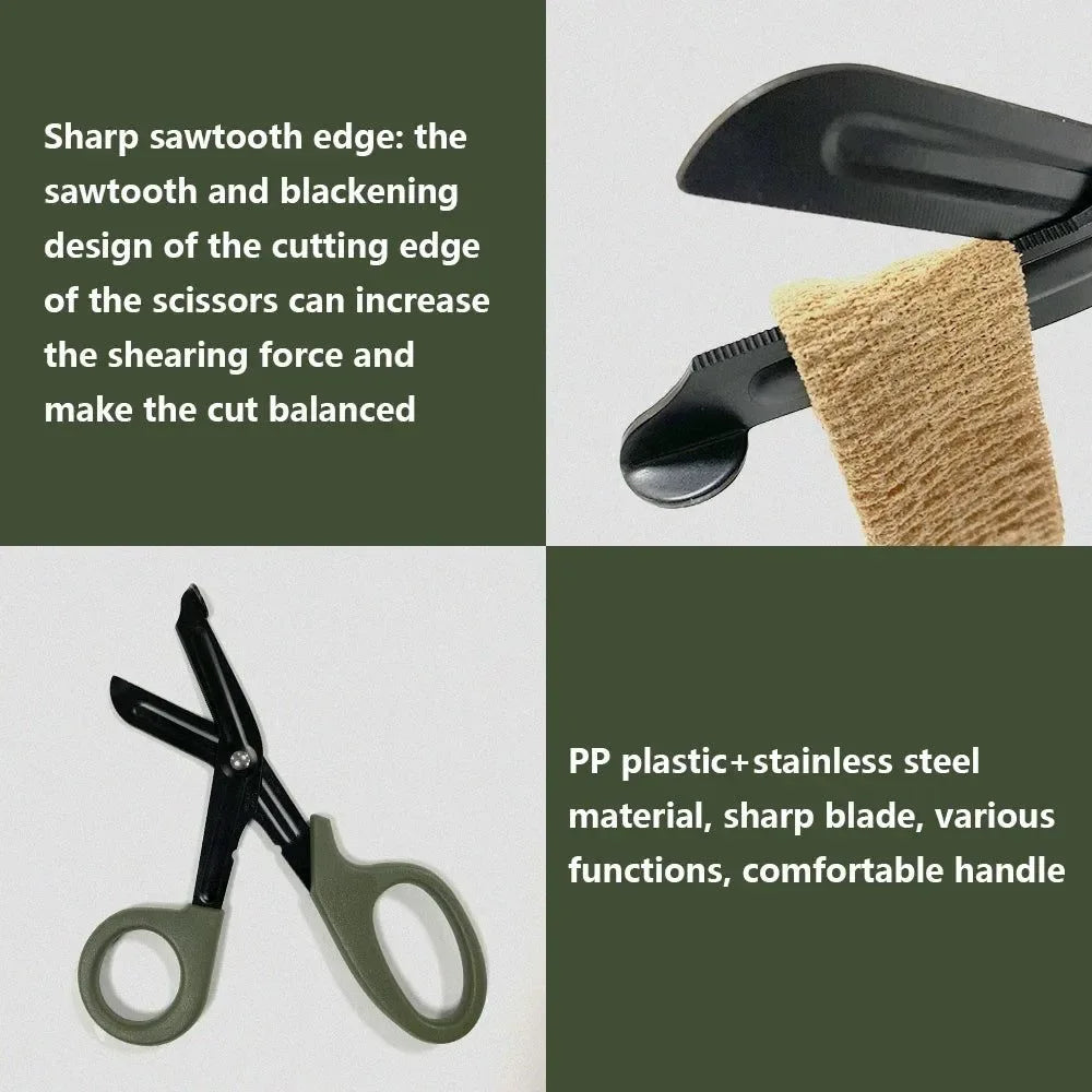 Medical Bandage Scissors - Essential Tool for Emergency Rescue and First Aid - Trekker Essentials