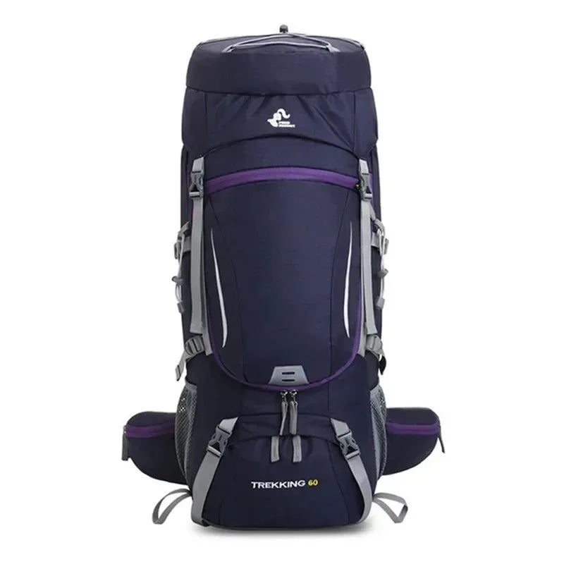Men's 60L Large Hiking Mountaineering Backpack: Outdoor Sport Rucksack for Camping and Climbing - Trekker Essentials