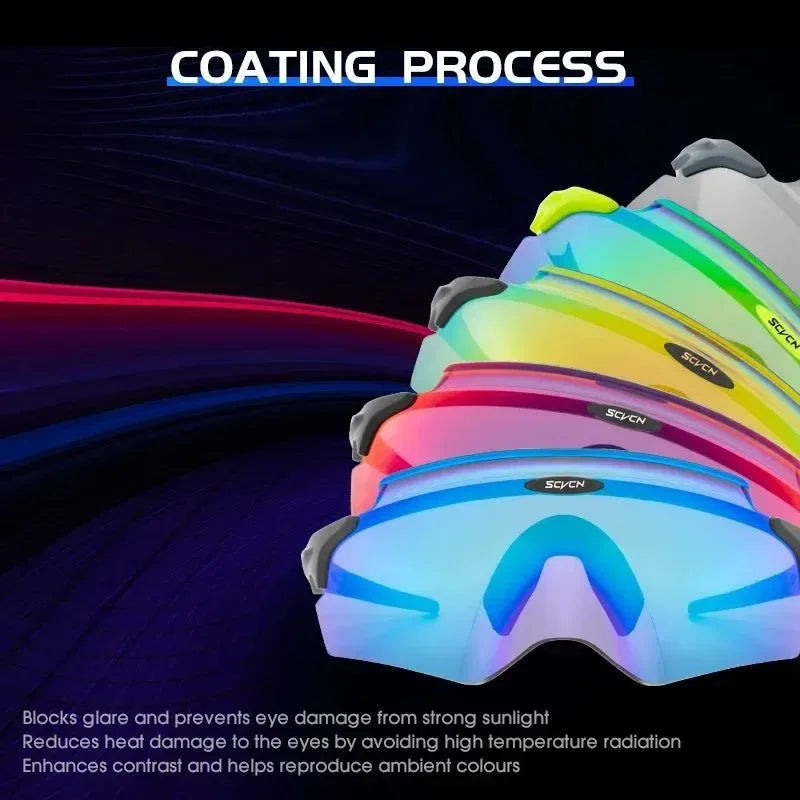 Men's and Women's Polarized Cycling Sunglasses – UV400 Protection for Outdoor Sports - Trekker Essentials