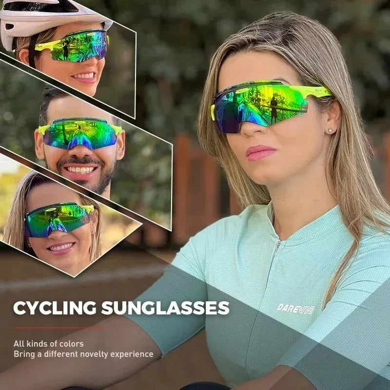 Men's and Women's Polarized Cycling Sunglasses – UV400 Protection for Outdoor Sports - Trekker Essentials