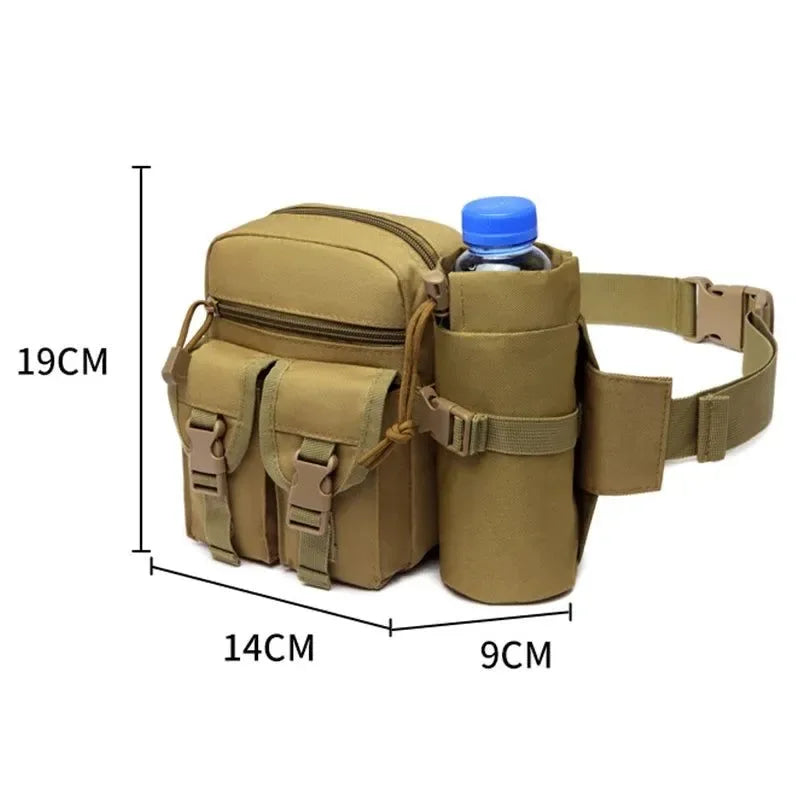 Men's Tactical Waist Pack - Nylon Belt Bag for Outdoor Sports and Hunting - Trekker Essentials