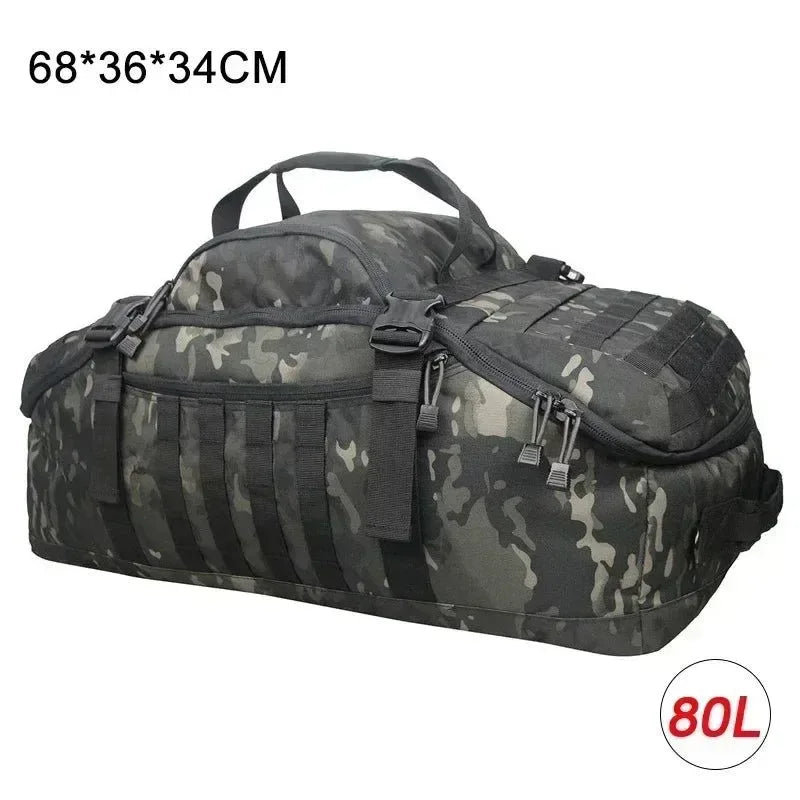 Men's Tactical Waterproof Backpack: Versatile Sport Gym Bag for Camping, Hiking, and Travel - Trekker Essentials