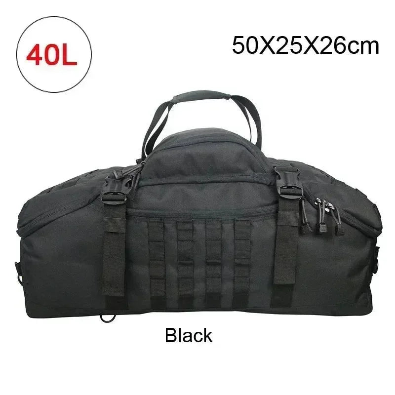 Men's Tactical Waterproof Backpack: Versatile Sport Gym Bag for Camping, Hiking, and Travel - Trekker Essentials