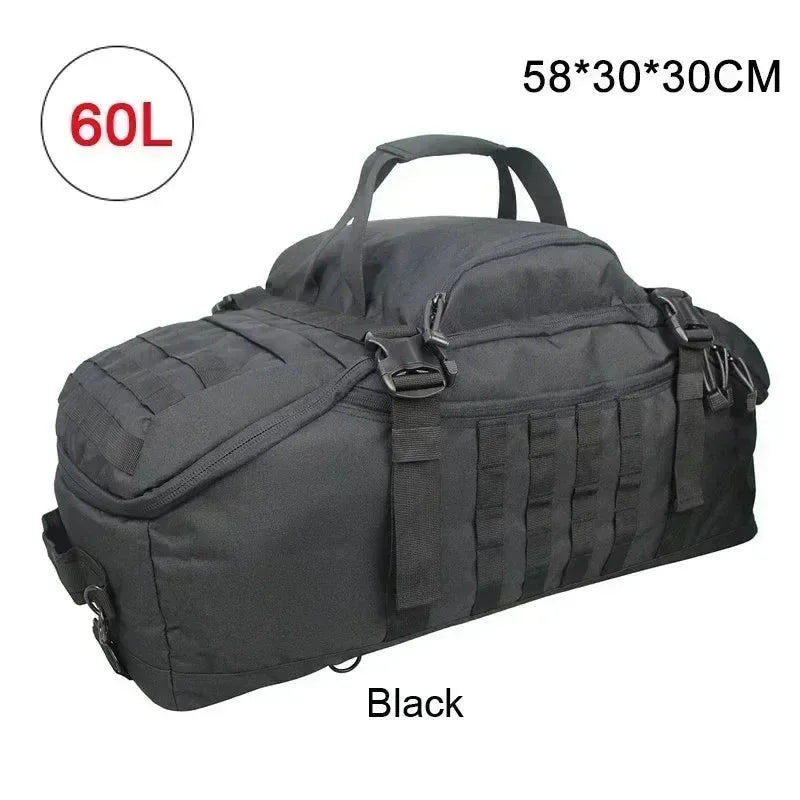 Men's Tactical Waterproof Backpack: Versatile Sport Gym Bag for Camping, Hiking, and Travel - Trekker Essentials