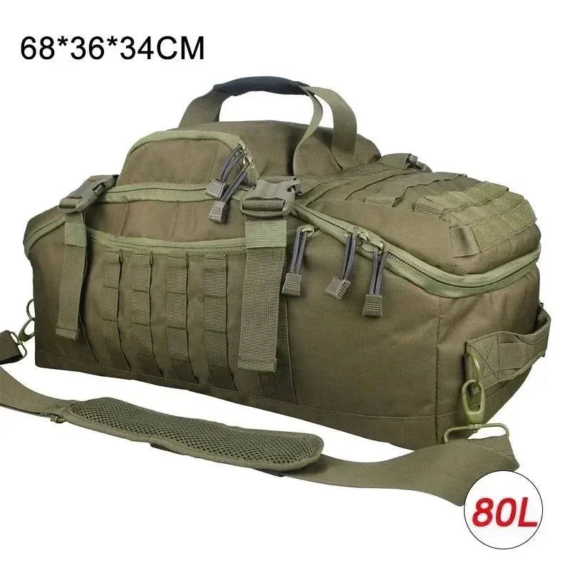 Men's Tactical Waterproof Backpack: Versatile Sport Gym Bag for Camping, Hiking, and Travel - Trekker Essentials
