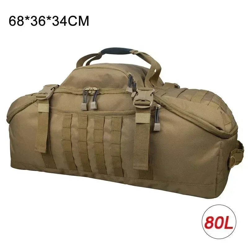 Men's Tactical Waterproof Backpack: Versatile Sport Gym Bag for Camping, Hiking, and Travel - Trekker Essentials