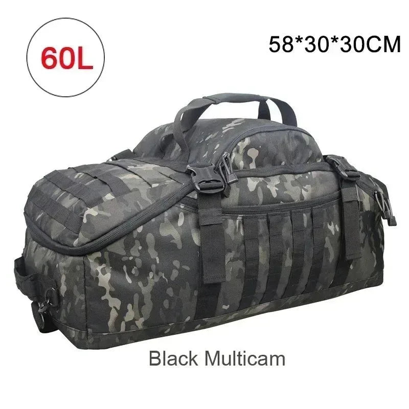 Men's Tactical Waterproof Backpack: Versatile Sport Gym Bag for Camping, Hiking, and Travel - Trekker Essentials