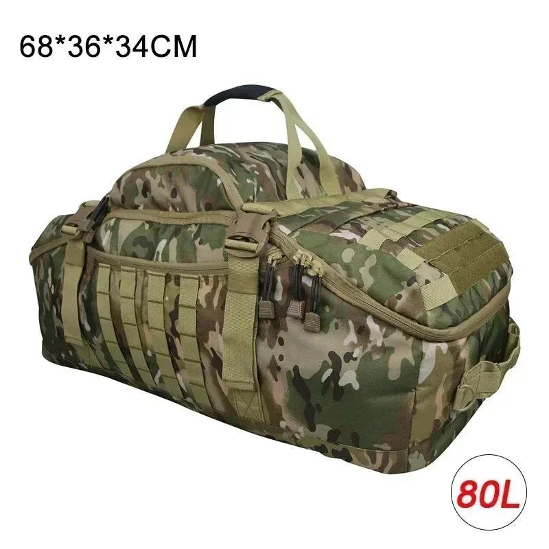 Men's Tactical Waterproof Backpack: Versatile Sport Gym Bag for Camping, Hiking, and Travel - Trekker Essentials