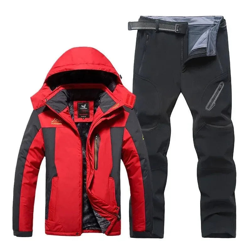 Men’s Waterproof Ski Suit – Insulated Snow Jacket & Pants Set for Winter Sports - Trekker Essentials