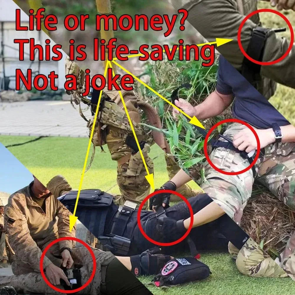 Military IFAK Trauma Survival Kit - Essential First Aid Gear for Emergency Situations - Trekker Essentials