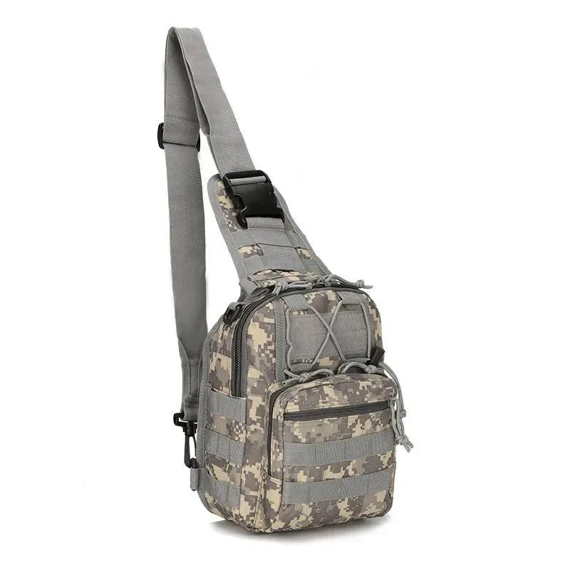 Military Tactical Assault Pack Crossbody Sling Bag - Waterproof Rucksack for Outdoor Hiking and Camping - Trekker Essentials